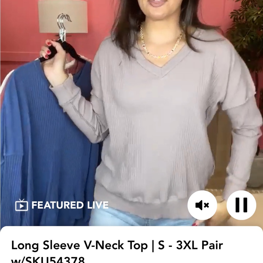 Blumin ribbed v-neck oversized dolman